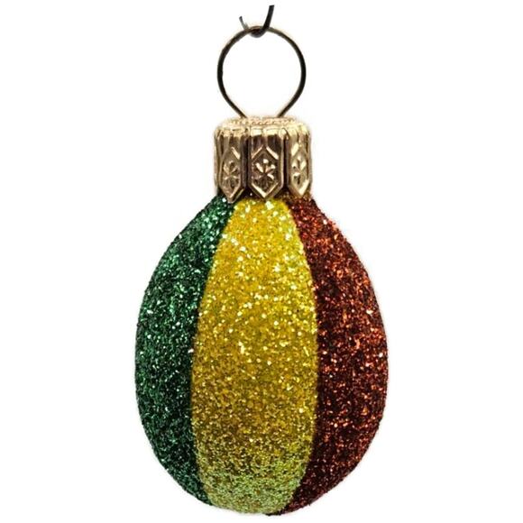 Patricia Breen Miniature Egg Rainbow Shines Easter Purple Christmas Ornament - Picture 1 of 10